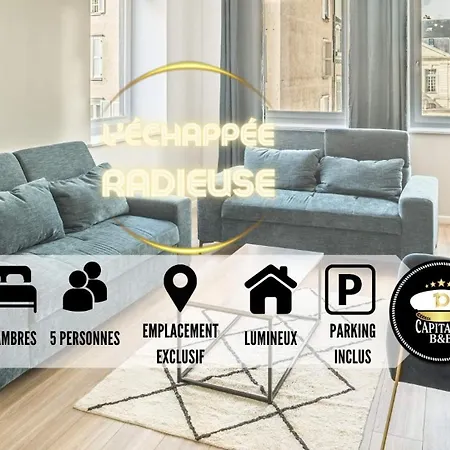 L'echappee Radieuse - Centre-ville - 5 Pers. * Troyes